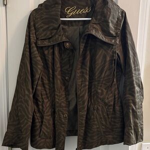 Guess Women's Camouflage Utility Jacket